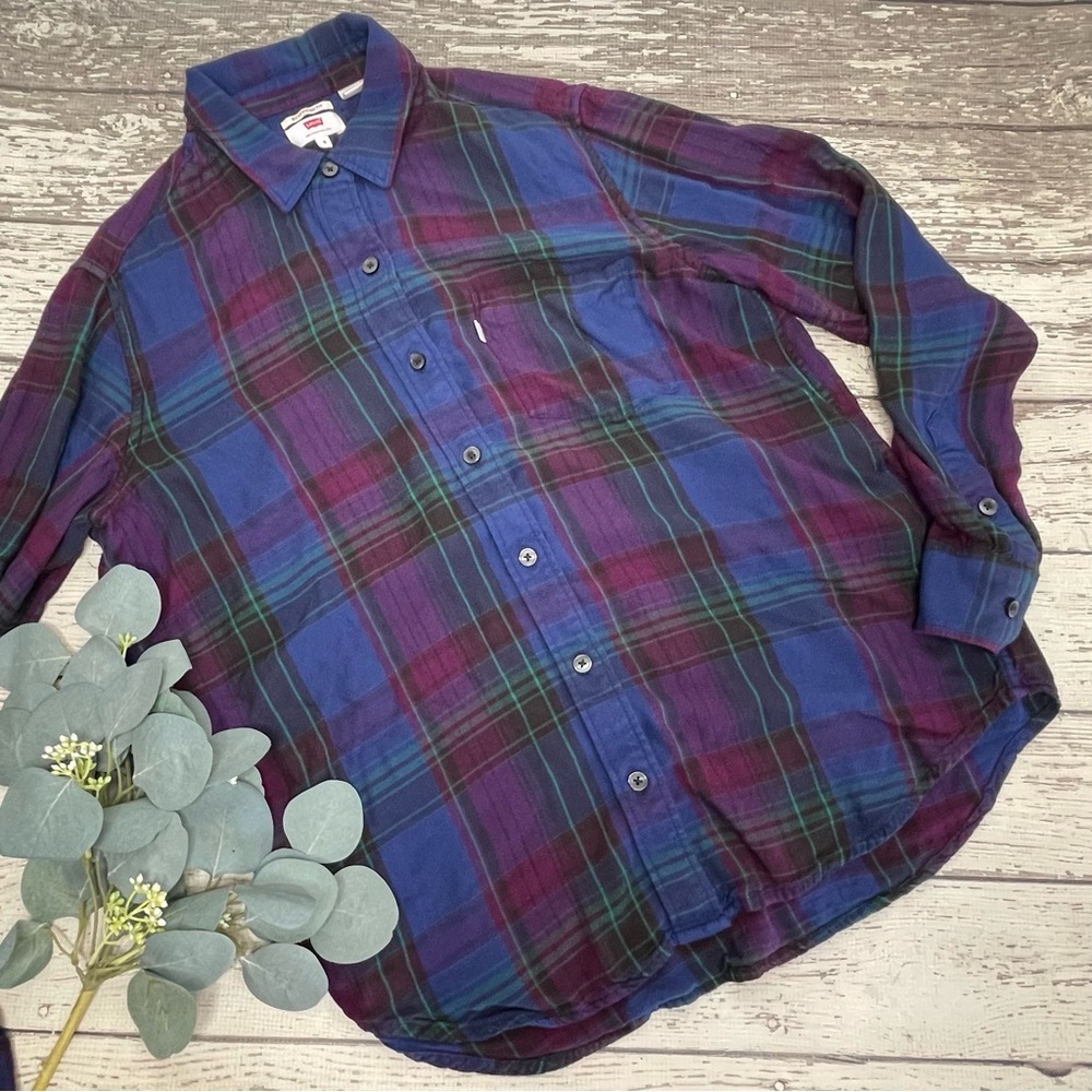 Levi’s Plaid Boyfriend Fit Shirt